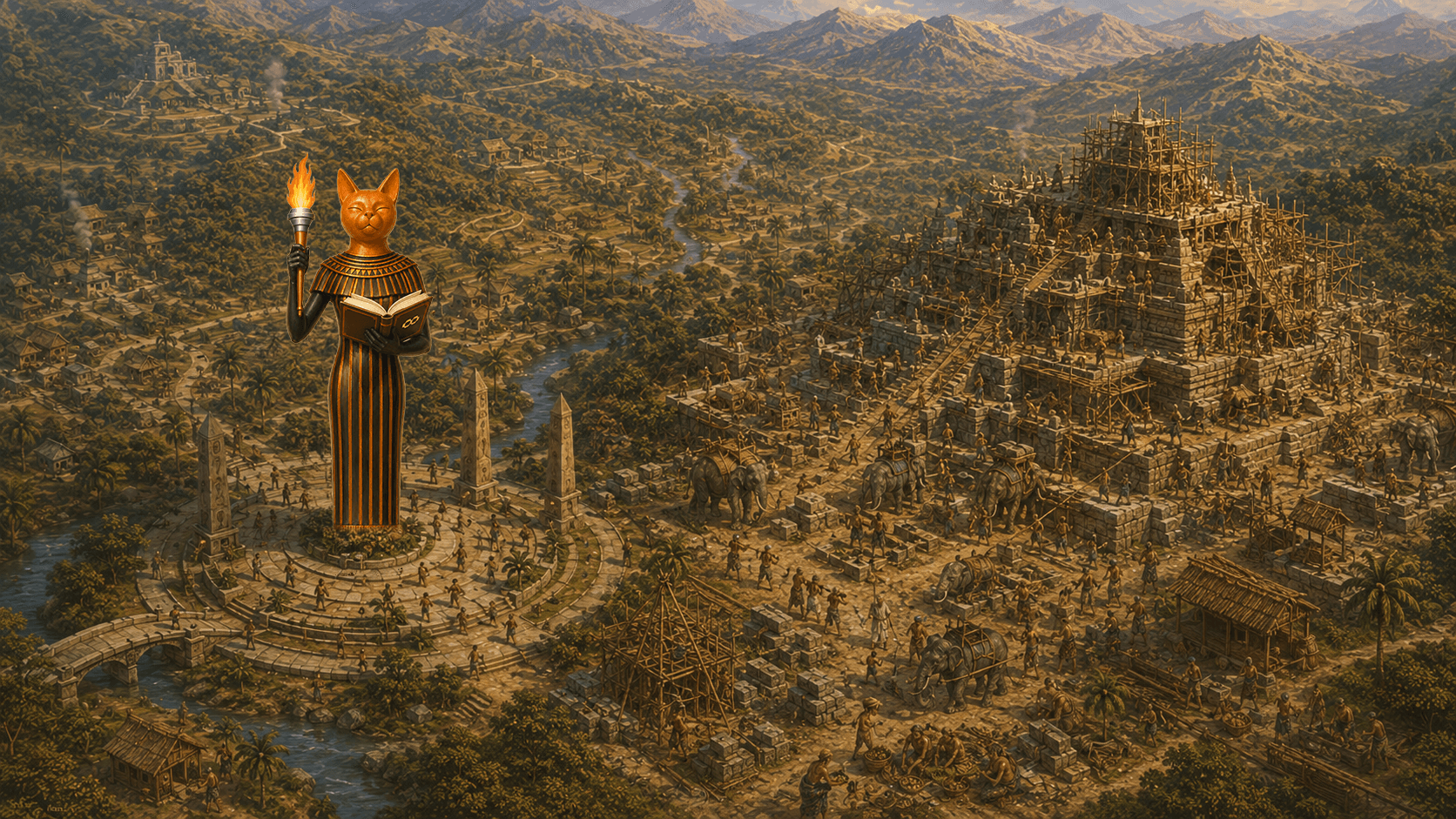 Floothink — an ancient city of builders beneath the volcano